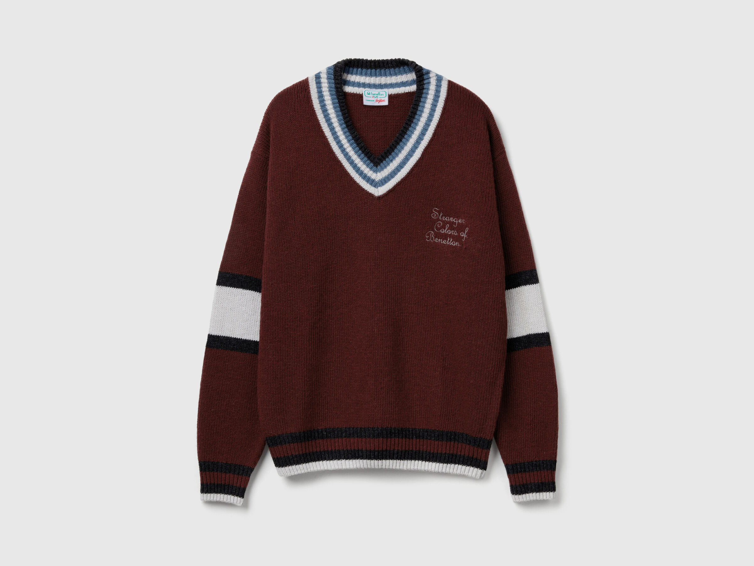 V NECK SWEATER L/S Men image number 5